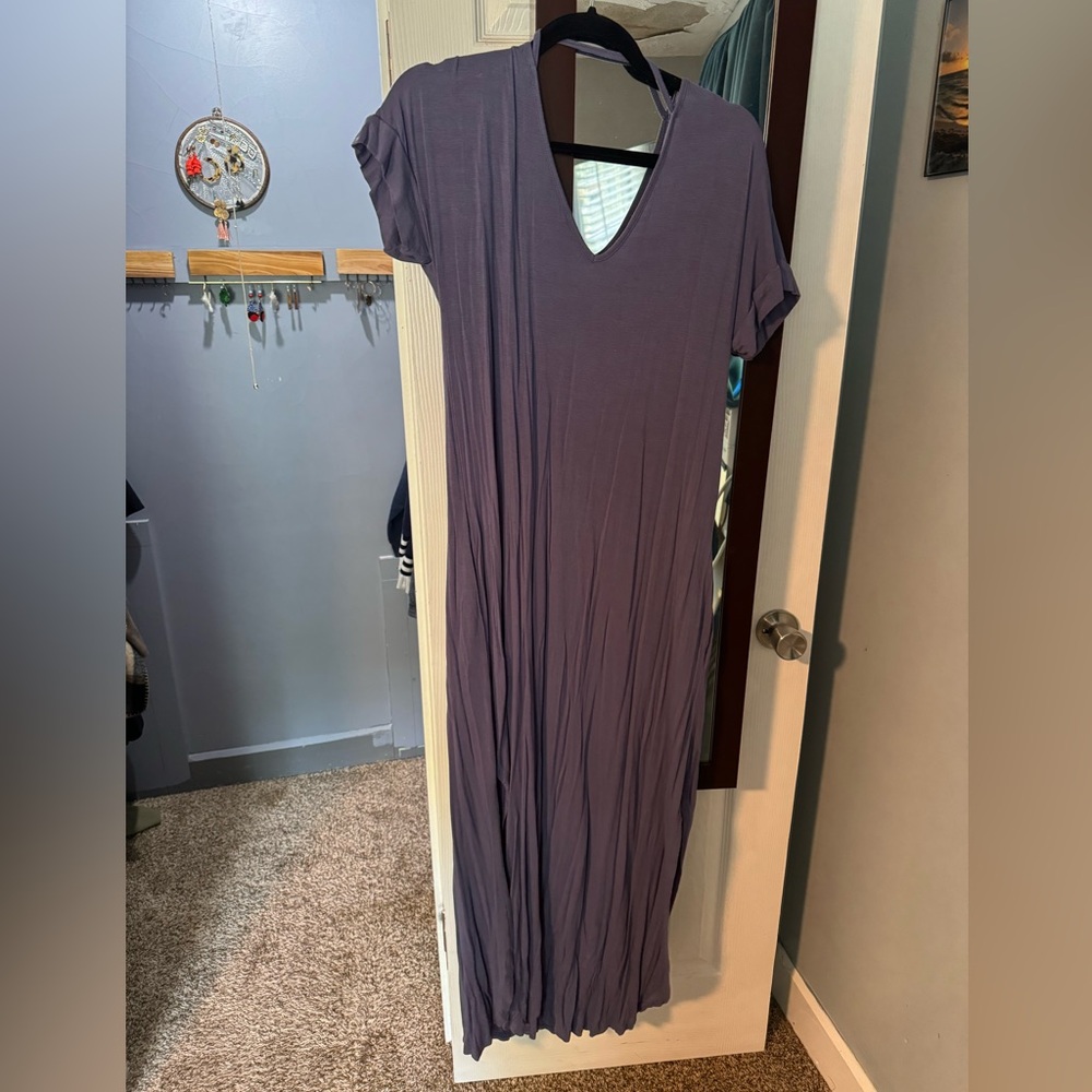 Grayish purple dress
